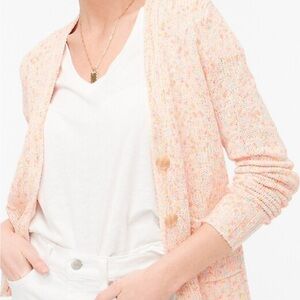 J. Crew Confetti Front Button Down Cardigan Multicolor